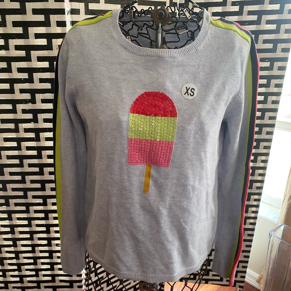 NWOT Lisa Todd Intarsia Pop Top Sweater